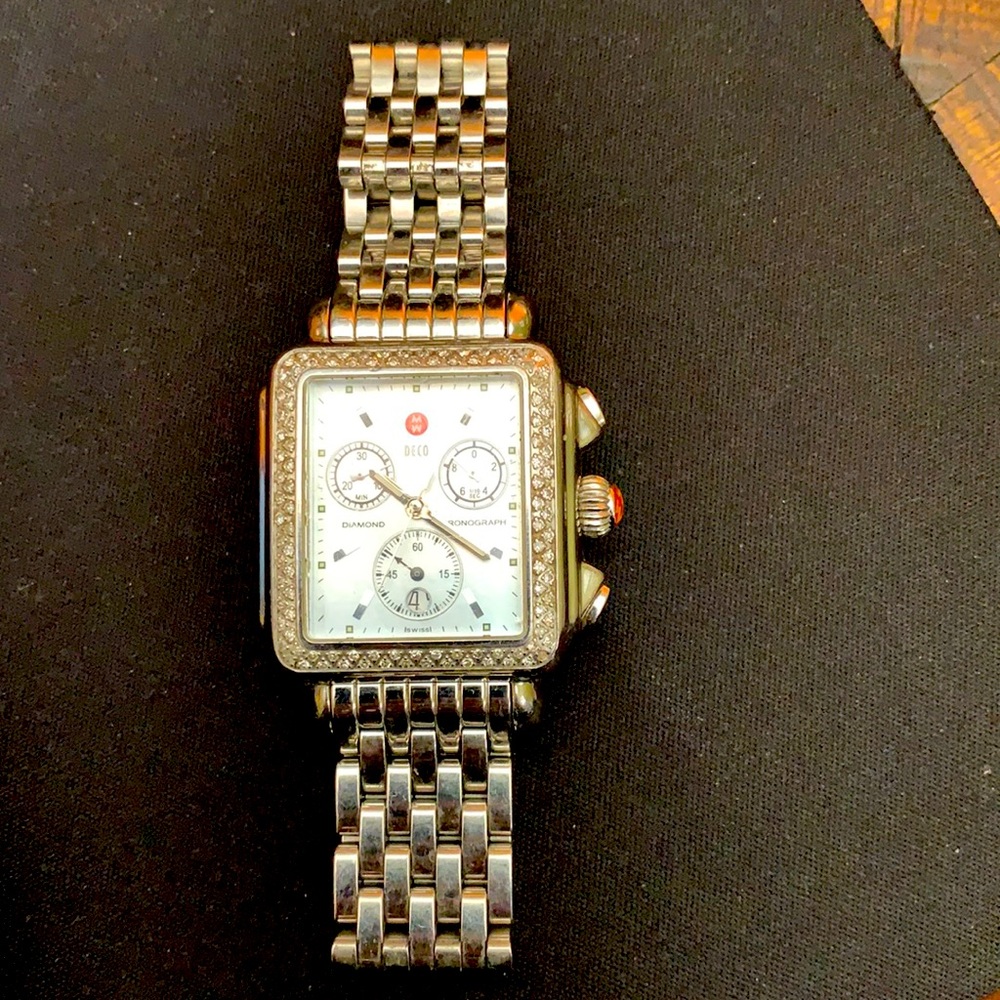 Michelle Watch with Diamond Bezel